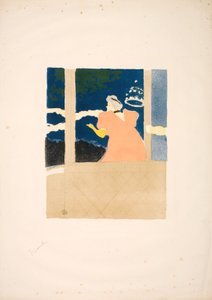 Aux Ambassadeurs - cantante al caffè-concerto da Henri de Toulouse Lautrec