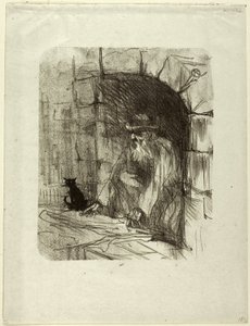 Retro di un negozio a Cracovia, da Au Pied du Sinaï da Henri de Toulouse Lautrec