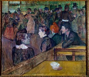 Ballo al Moulin de la Galette da Henri de Toulouse Lautrec
