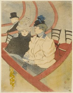 Palco nel Grand Tier, 1897 da Henri de Toulouse Lautrec