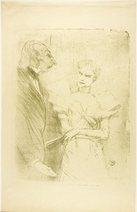 Brandès e Leloir, in Les Cabotins da Henri de Toulouse Lautrec
