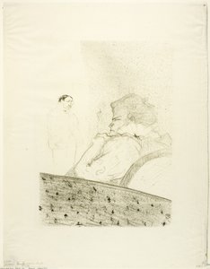 Brandès nella sua Scatola da Henri de Toulouse Lautrec