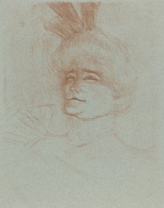 Busto di Mlle. Marcelle Lender, Tre Quarti Mlle. Marcelle Lender en buste..., 1898 da Henri de Toulouse Lautrec
