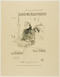 Compra le mie belle violette, da Mélodies de Désiré Dihau da Henri de Toulouse Lautrec