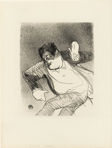 Caudieux al Petit Casino, da Le Café-Concert da Henri de Toulouse Lautrec