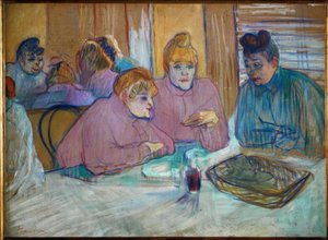 Quelle signore al refettorio da Henri de Toulouse Lautrec