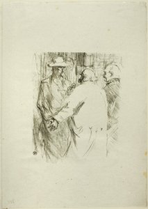 Clemenceau in Busk, da Au Pied du Sinaï da Henri de Toulouse Lautrec