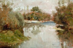 Céleyran. Sulla riva del fiume da Henri de Toulouse Lautrec