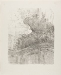 Cléo de Mérode, da Treize Lithographies da Henri de Toulouse Lautrec