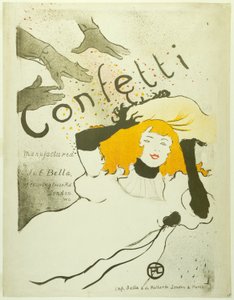 Coriandoli da Henri de Toulouse Lautrec