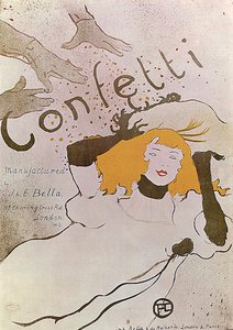 Coriandoli, 1893 da Henri de Toulouse Lautrec