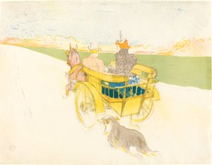Gita in campagna, 1897 da Henri de Toulouse Lautrec
