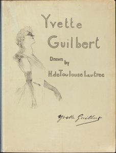 Copertina, Yvette Guilbert da Henri de Toulouse Lautrec