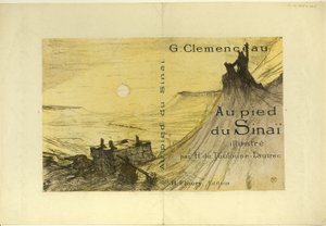Copertina per Au pied du Sinaï da Henri de Toulouse Lautrec