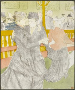 Ballo al Moulin Rouge da Henri de Toulouse Lautrec