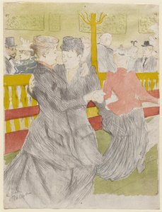 Ballo al Moulin Rouge da Henri de Toulouse Lautrec