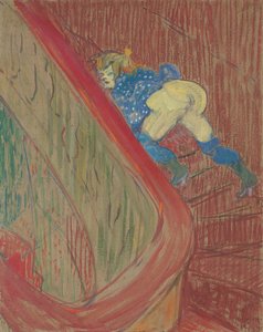 Nella scala di Rue des Moulins da Henri de Toulouse Lautrec
