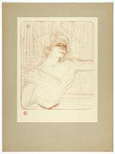 Dans la glu, tavola due da Yvette Guilbert da Henri de Toulouse Lautrec