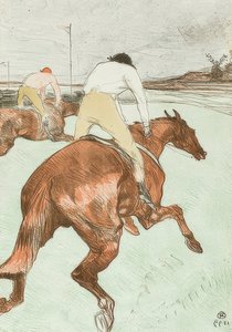 Il fantino da Henri de Toulouse Lautrec