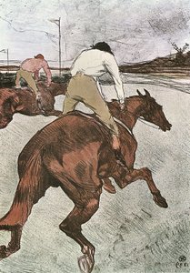 Il fantino da Henri de Toulouse Lautrec