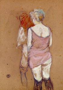 Due donne di schiena, casa di rue des Moulins da Henri de Toulouse Lautrec