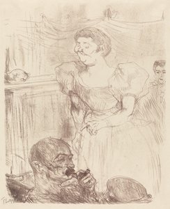 Di Ti Fellow - Inglesi al Café-Concert, 1898 da Henri de Toulouse Lautrec