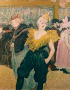 La clownessa Cha-U-Kao da Henri de Toulouse Lautrec