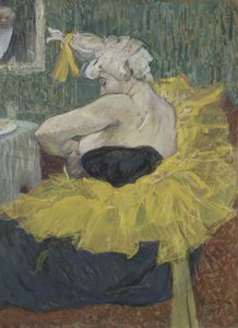 Die Clownesse Cha-U-Kao, 1895 da Henri de Toulouse Lautrec