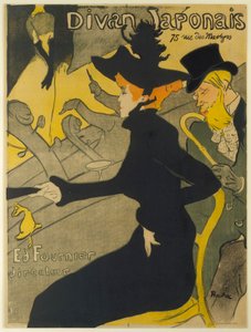 Divano giapponese da Henri de Toulouse Lautrec