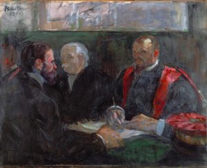 Un esame alla facoltà di medicina di Parigi da Henri de Toulouse Lautrec
