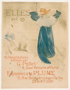 Elles: Frontespizio, 1896 da Henri de Toulouse Lautrec