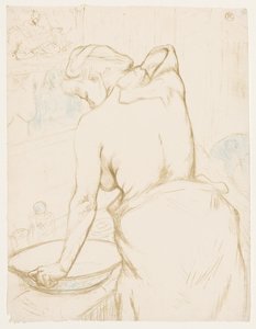 Elles: La toilette da Henri de Toulouse Lautrec