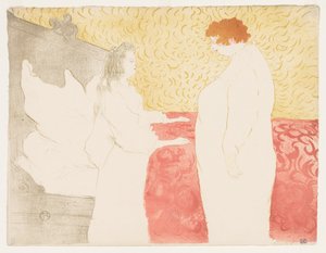 Elles: Donna a letto da Henri de Toulouse Lautrec