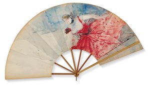 Ventaglio, c.1892 da Henri de Toulouse Lautrec