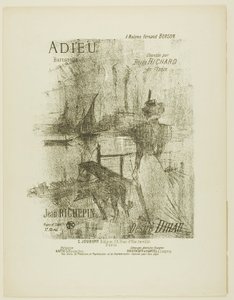 Addio, da Mélodies de Désiré Dihau da Henri de Toulouse Lautrec