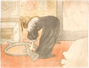Donna nella vasca da Henri de Toulouse Lautrec