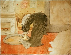 Donna nella vasca da Henri de Toulouse Lautrec