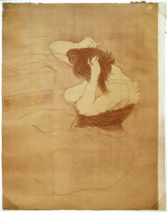 Donna che si pettina, La coiffure da Henri de Toulouse Lautrec