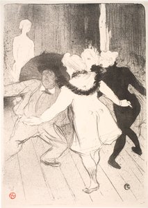 Folies Bergère. le Pudeurs di Monsieur Prudhomme da Henri de Toulouse Lautrec