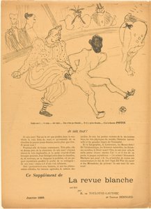 Footit e Chocolat (Footit et Chocolat) [sinistra recto] da Henri de Toulouse Lautrec