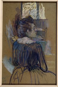 Donna alla finestra da Henri de Toulouse Lautrec