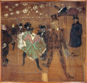 H. Toulouse-Lautrec, Ballo al Moulin Rouge da Henri de Toulouse Lautrec