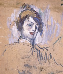 Testa di una donna, 1896 da Henri de Toulouse Lautrec