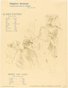 Omaggio a Molière da Henri de Toulouse Lautrec