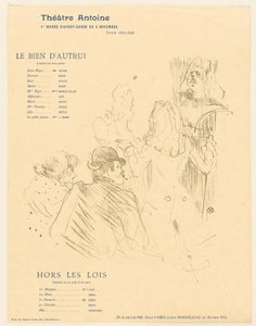 Omaggio a Moliere da Henri de Toulouse Lautrec