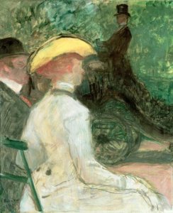 Nel Bois de Boulogne da Henri de Toulouse Lautrec
