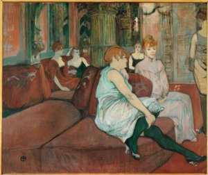 Nel salone della Rue des Moulins da Henri de Toulouse Lautrec
