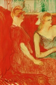 Nel salone di Rue des Moulins da Henri de Toulouse Lautrec