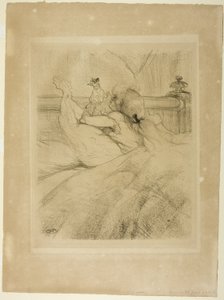 A letto da Henri de Toulouse Lautrec