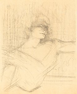 In "La glu" da Henri de Toulouse Lautrec